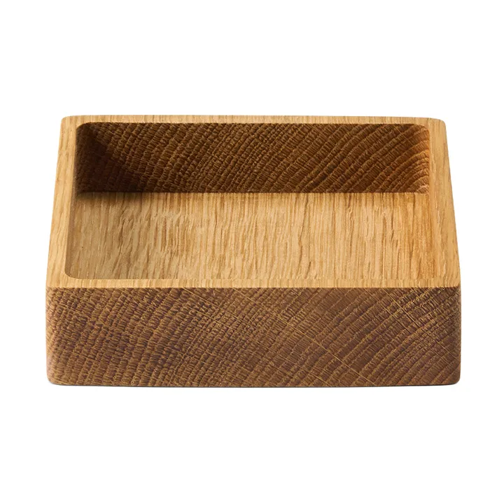 Wood Box コースター用ストレージ - Nature-oak, square, S - LIND DNA | リンド ディーエヌエー