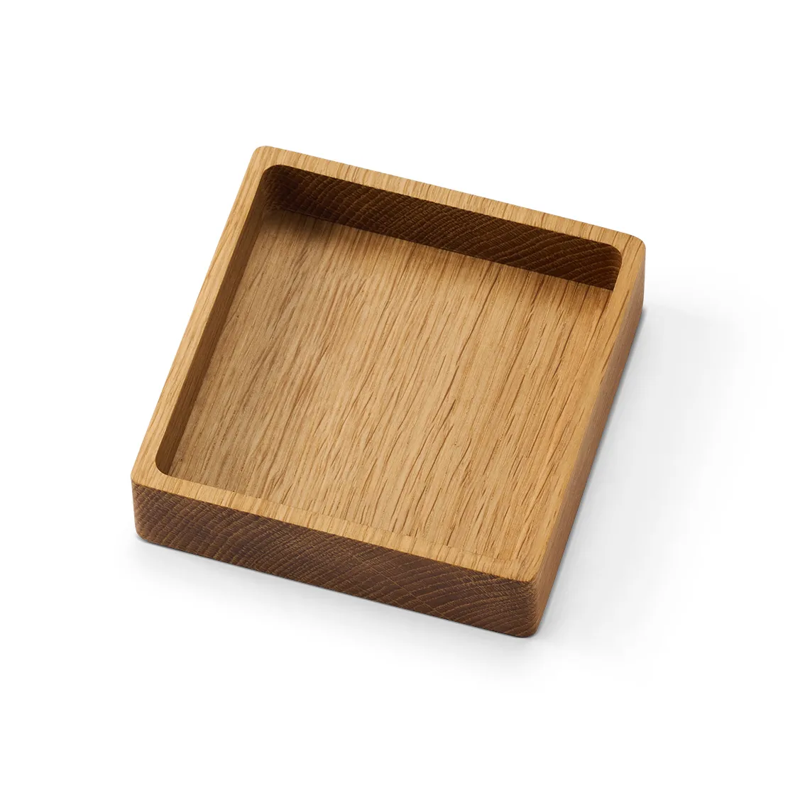 Wood Box コースター用ストレージ, Nature-oak, square, S LIND DNA | リンド ディーエヌエー