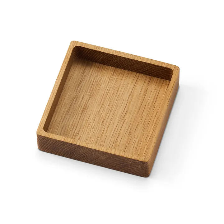 Wood Box コースター用ストレージ - Nature-oak, square, S - LIND DNA | リンド ディーエヌエー