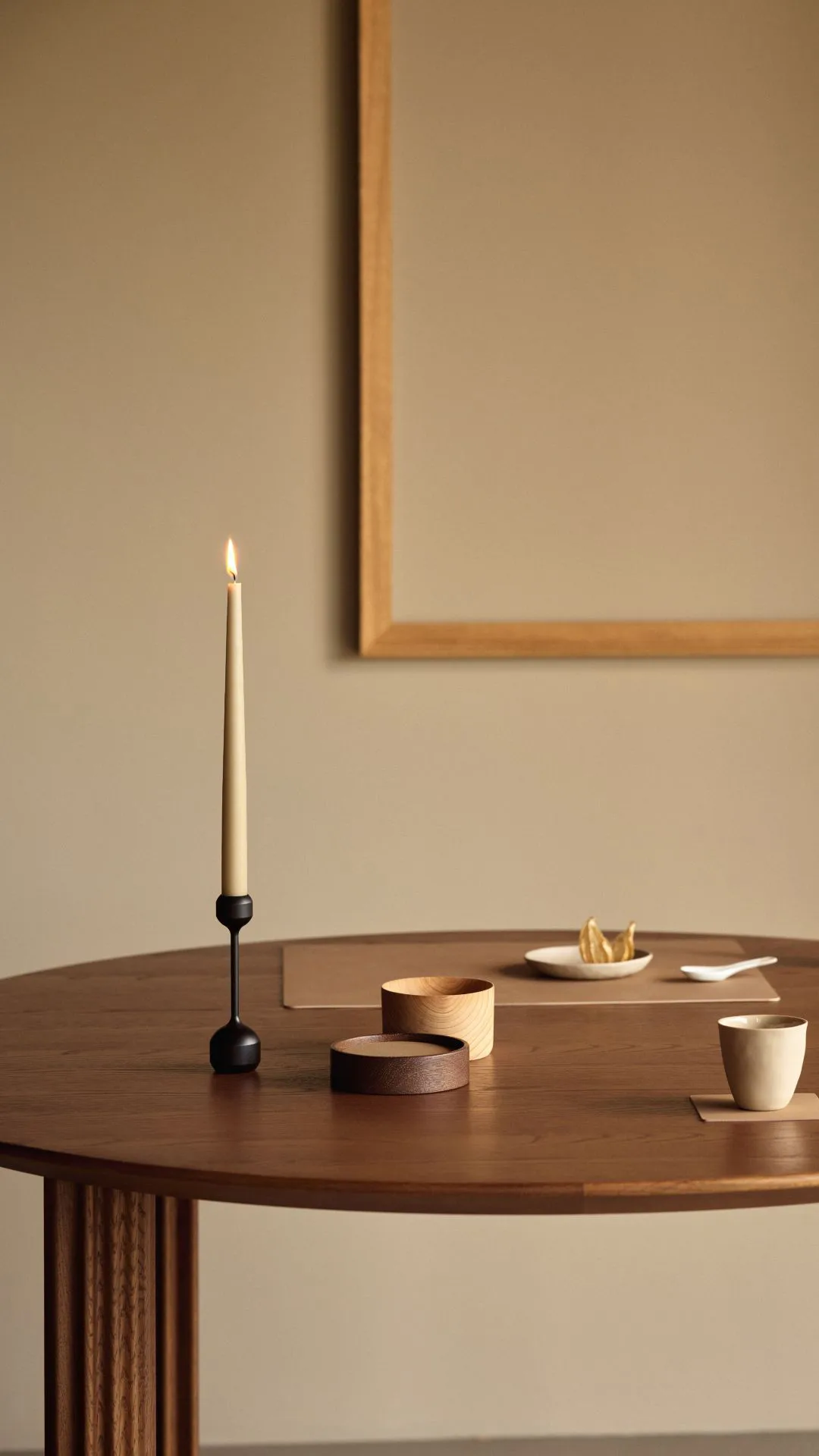 Wood Box コースター用ストレージ, Smoked oak, circle, S LIND DNA | リンド ディーエヌエー