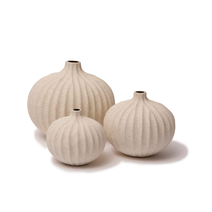 Bari 花瓶, Sand white light deep line, L Lindform