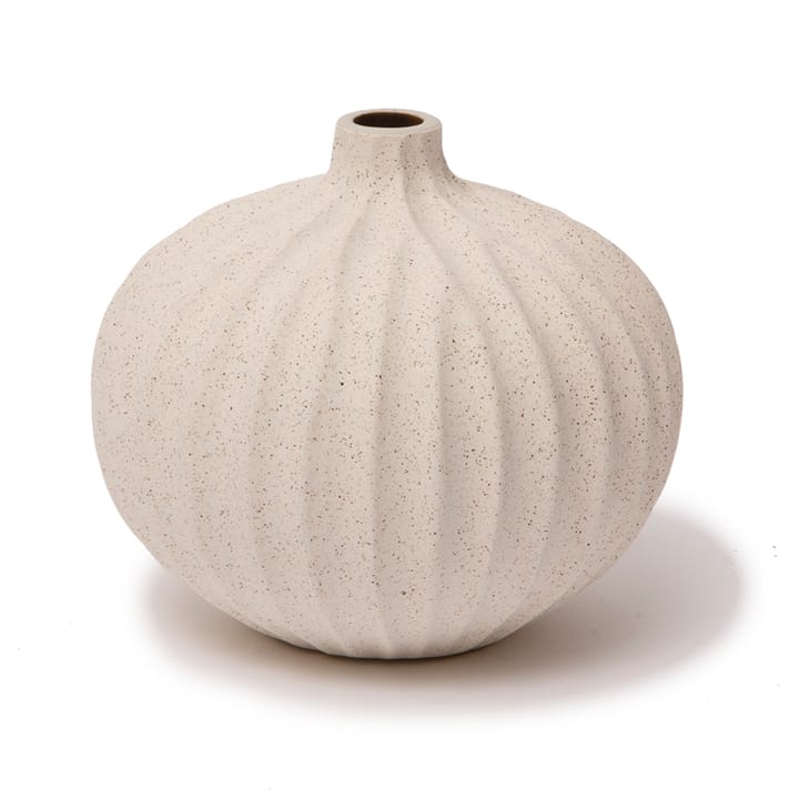 Bari 花瓶 - Sand white light deep line, S - Lindform