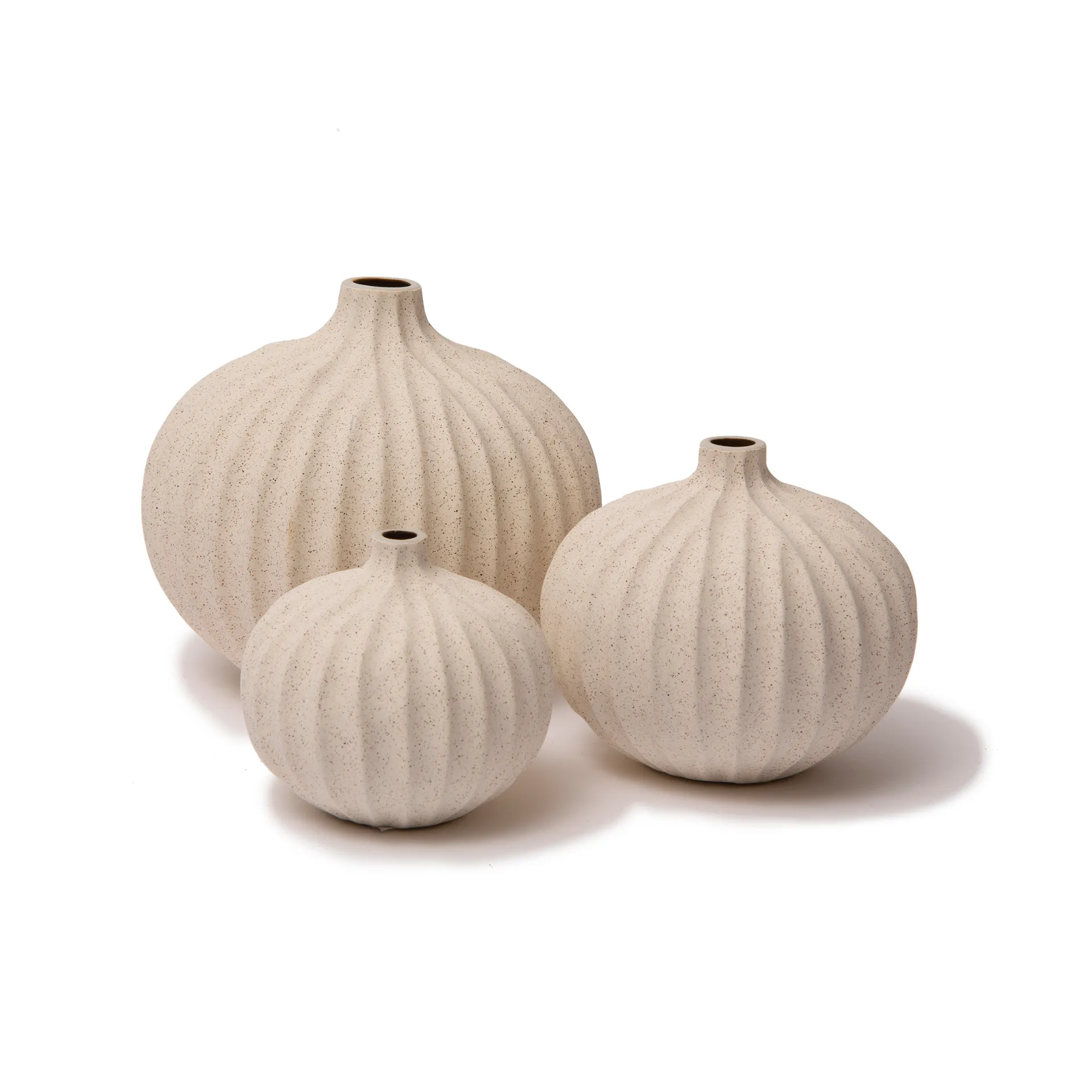 Bari 花瓶, Sand white light deep line, S Lindform