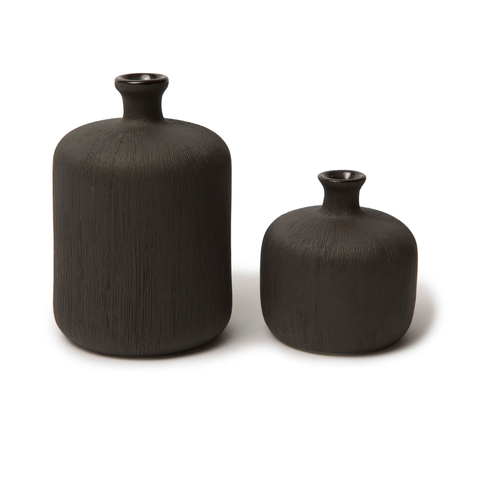 Bottle 花瓶, Black, small Lindform