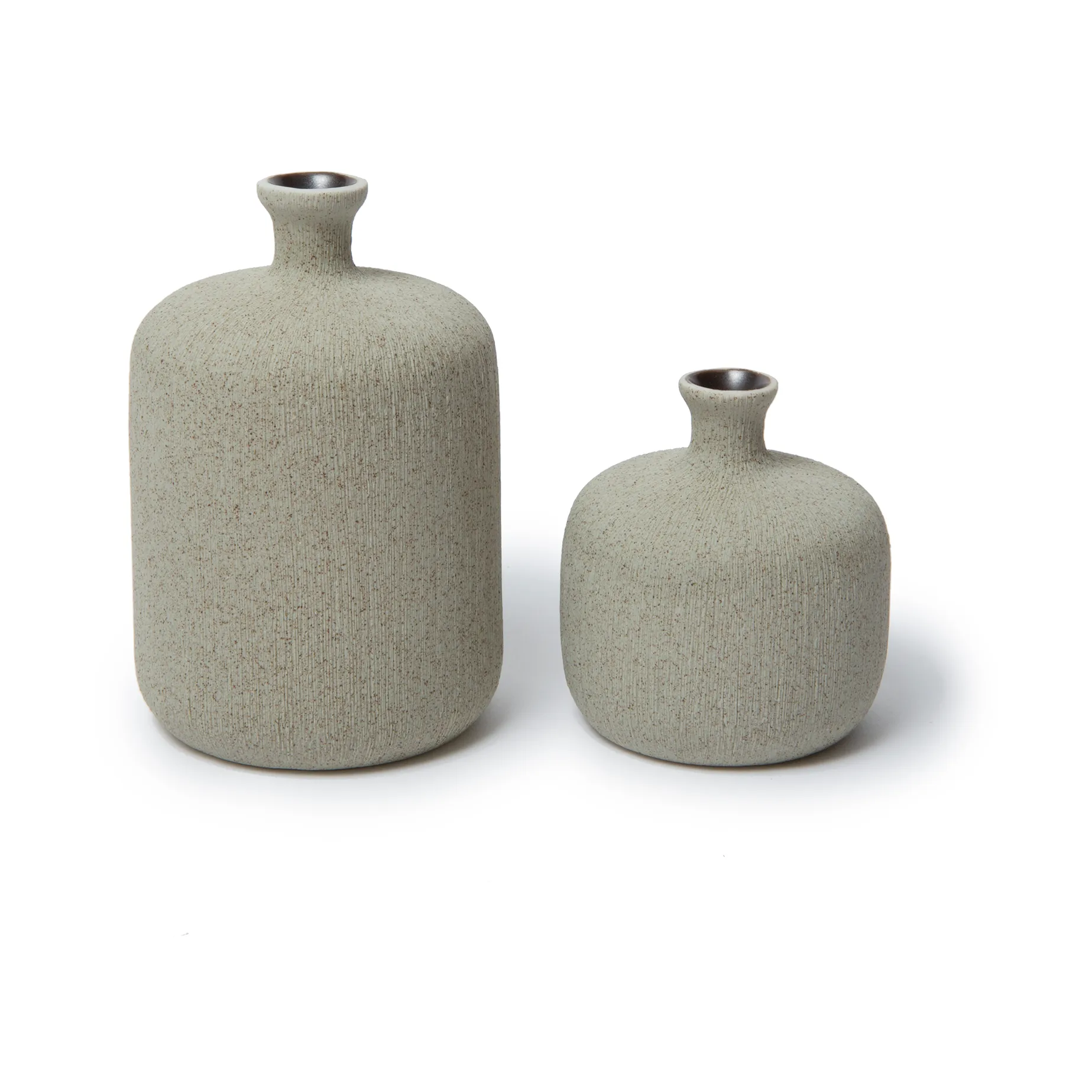 Bottle 花瓶, Sand grey, medium Lindform