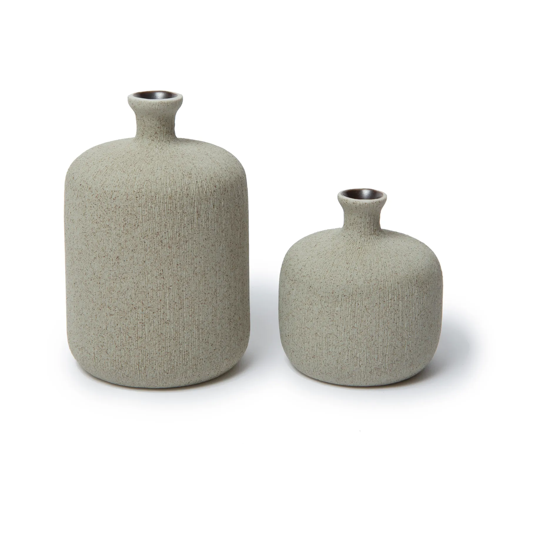 Bottle 花瓶, Sand grey, small Lindform