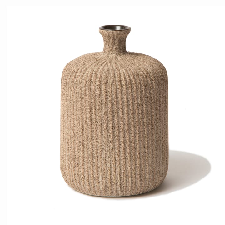 Bottle 花瓶 - Sand medium stripe, medium - Lindform