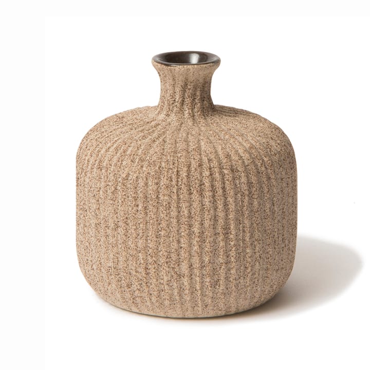 Bottle 花瓶 - Sand medium stripe, small - Lindform
