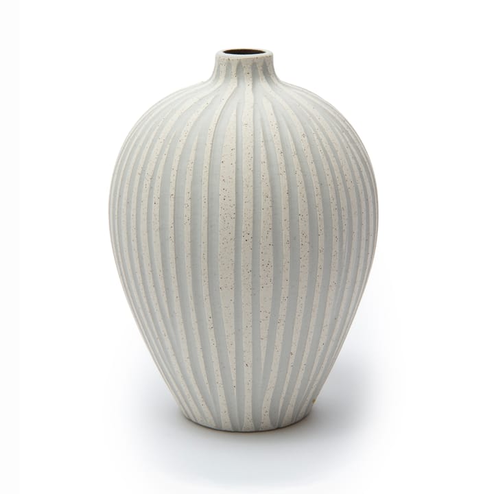 Ebba 花瓶 medium - Sand white stone stripe - Lindform | リンドフォーム