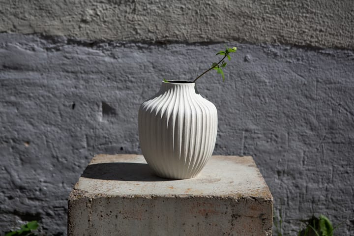 Kyoto 花瓶, Sand white light deep line Lindform