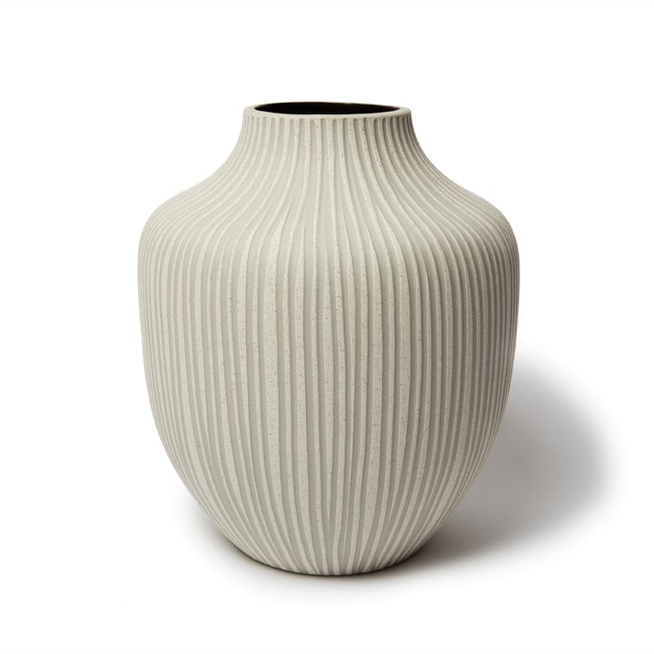 Kyoto 花瓶 - Sand white stone stripe - Lindform