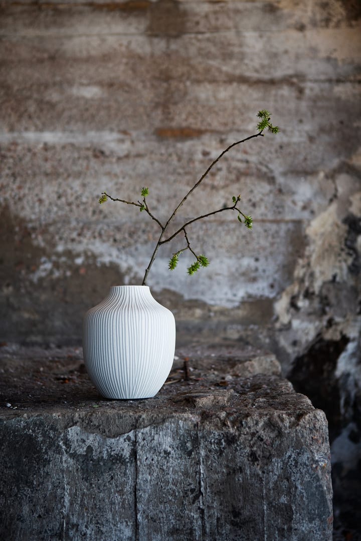 Kyoto 花瓶, Sand white stone stripe Lindform