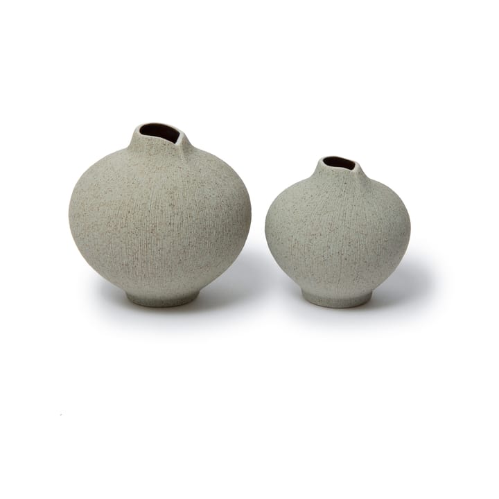 Line 花瓶, Sand grey, medium Lindform