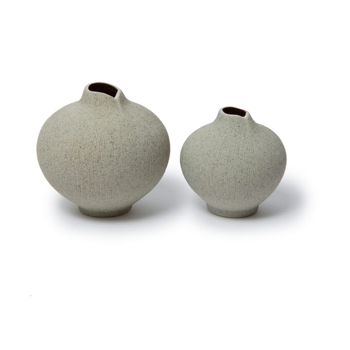 Line 花瓶, Sand grey, small Lindform