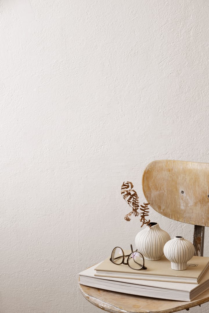 Line 花瓶, Sand white stone stripe, medium Lindform