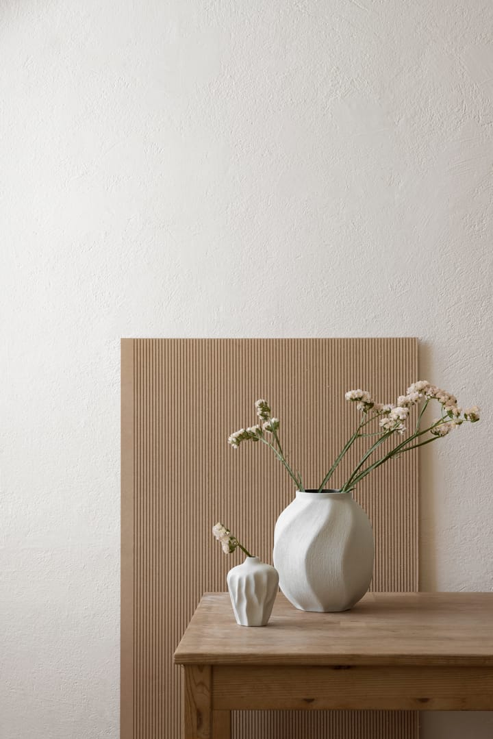 Soft wave 花瓶, Sand white light Lindform