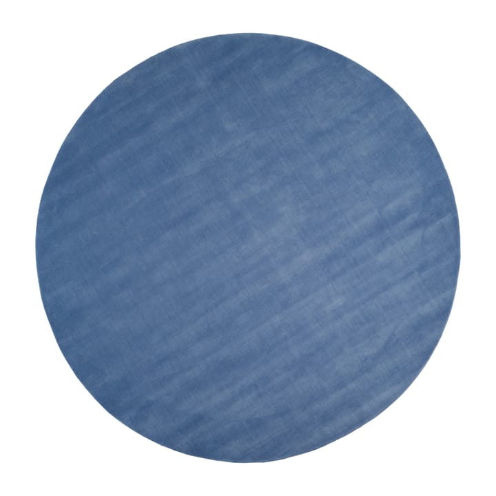 Halo Cloud ウールカーペット round Ø250 cm - Blue - Linie Design | リニ―デザイン