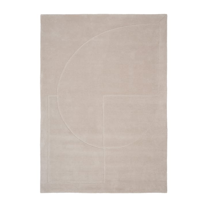 Lineal Poem ウールカーペット - Beige. 140x200 cm - Linie Design | リニ―デザイン
