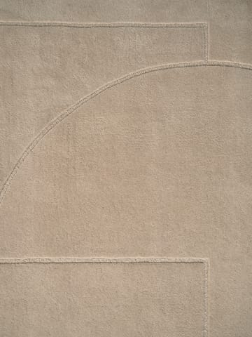 Lineal Poem ウールカーペット - Beige. 140x200 cm - Linie Design | リニ―デザイン