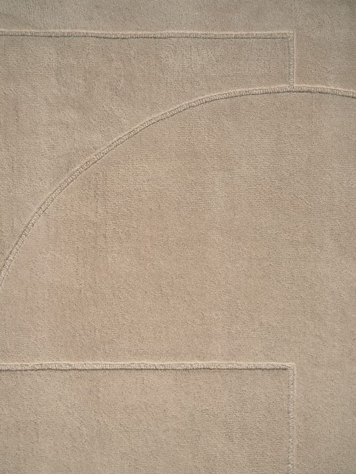 Lineal Poem ウールカーペット, Beige. 140x200 cm Linie Design | リニ―デザイン