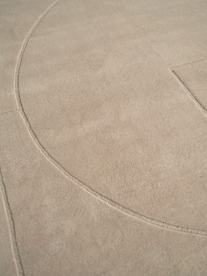 Lineal Poem ウールカーペット, Beige. 140x200 cm Linie Design | リニ―デザイン