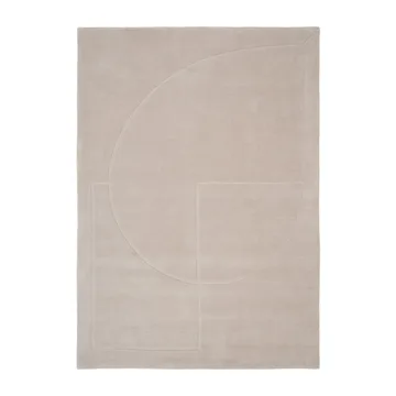 Lineal Poem ウールカーペット - Beige. 200x300 cm - Linie Design | リニ―デザイン