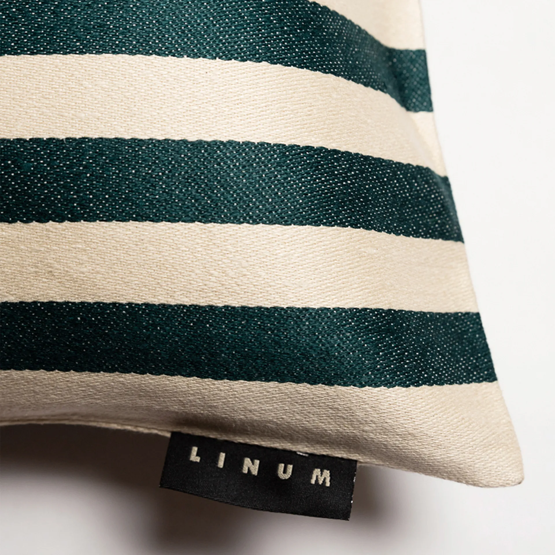 Amalfi ピローケース 35x50 cm, Deep emerald green Linum | リナム