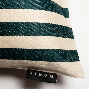 Amalfi ピローケース 35x50 cm - Deep emerald green - Linum | リナム