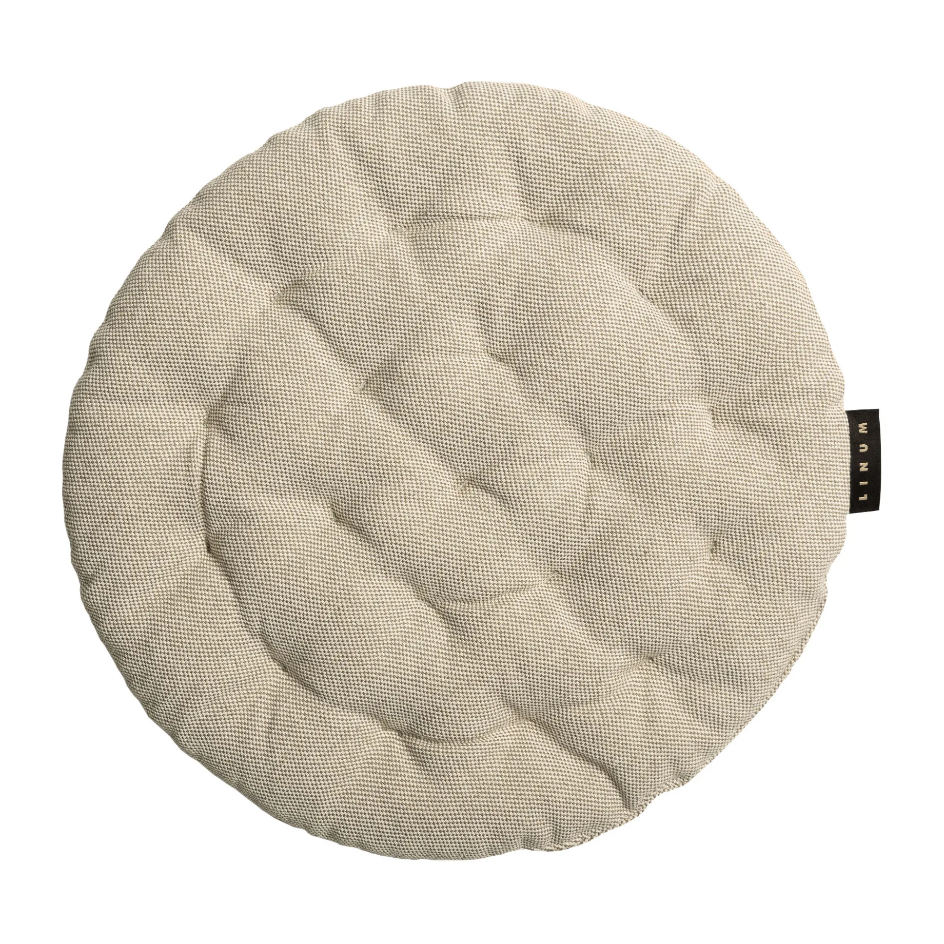 Pepperチェアパッド  Ø37 cm, Bronze brown Linum | リナム