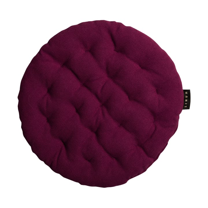 Pepperチェアパッド  Ø37 cm - Burgundy red - Linum | リナム
