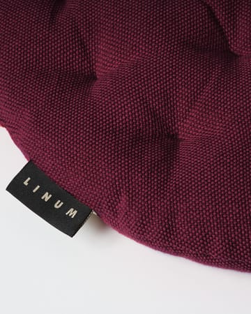 Pepperチェアパッド  Ø37 cm - Burgundy red - Linum | リナム