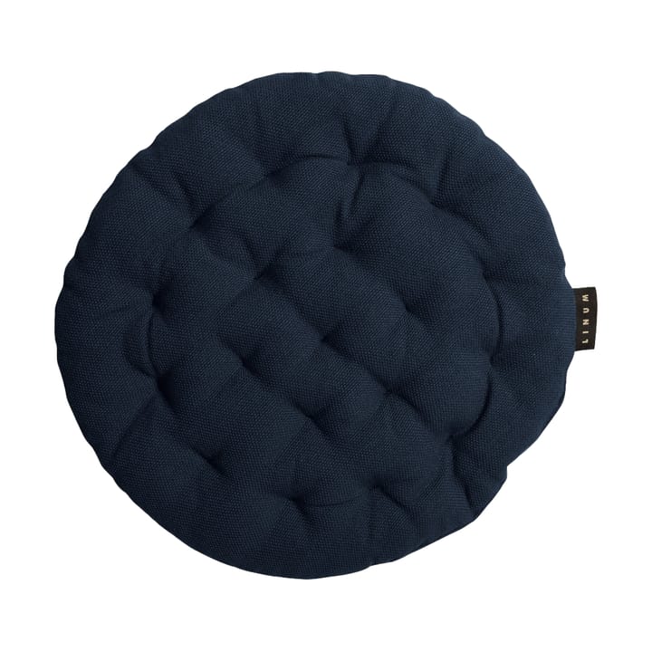 Pepperチェアパッド  Ø37 cm - Dark navy blue - Linum | リナム