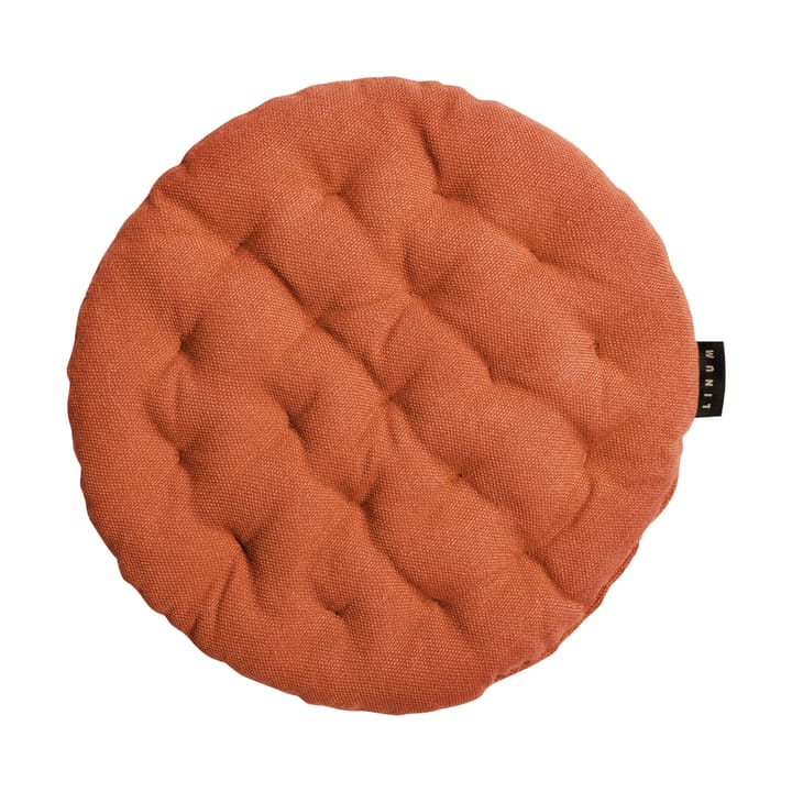 Pepperチェアパッド  Ø37 cm - Rust orange - Linum | リナム