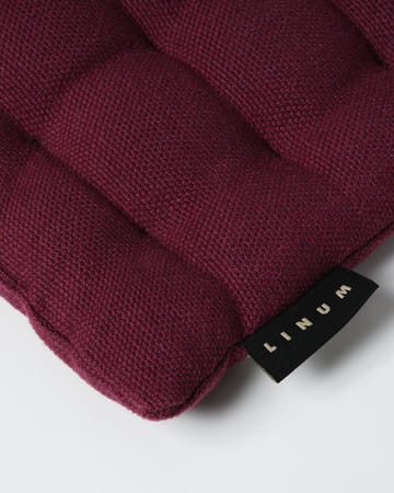 Pepper チェア クッション 40x40 cm - Burgundy red - Linum | リナム