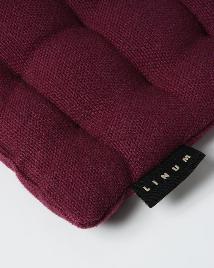 Pepper チェア クッション 40x40 cm, Burgundy red Linum | リナム