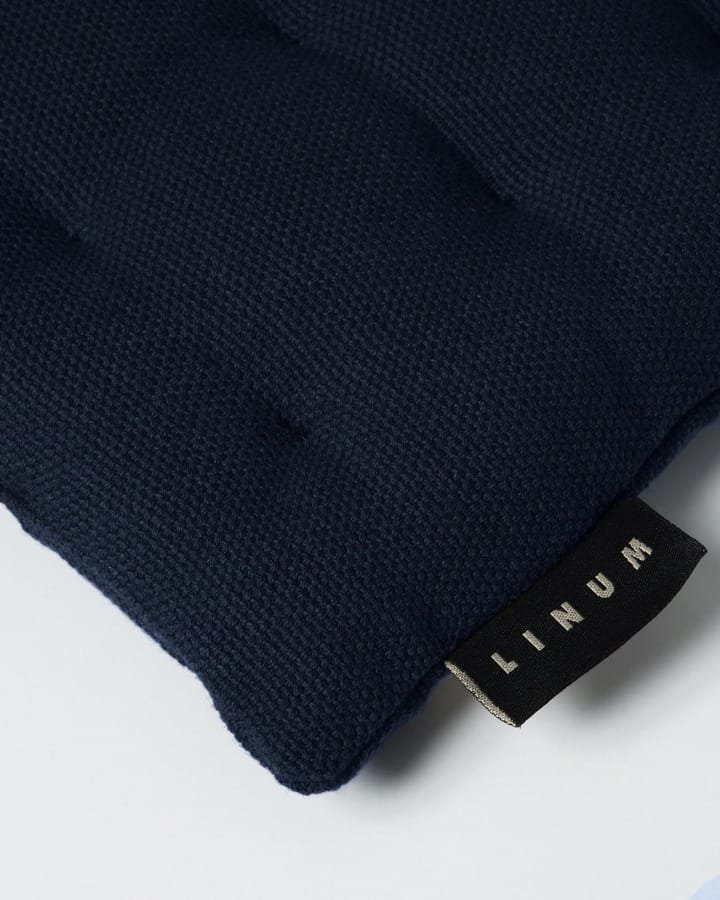 Pepper チェア クッション 40x40 cm, Dark navy blue Linum | リナム