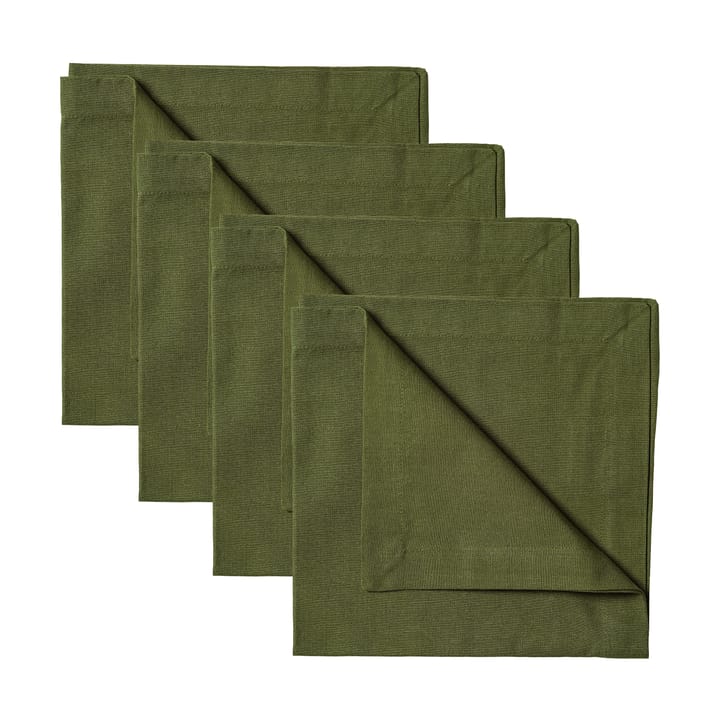 Robert ナプキン 4パック - Dark olive green - Linum | リナム