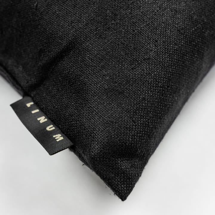 Seta クッションカバー 50x50 cm, Black Linum | リナム