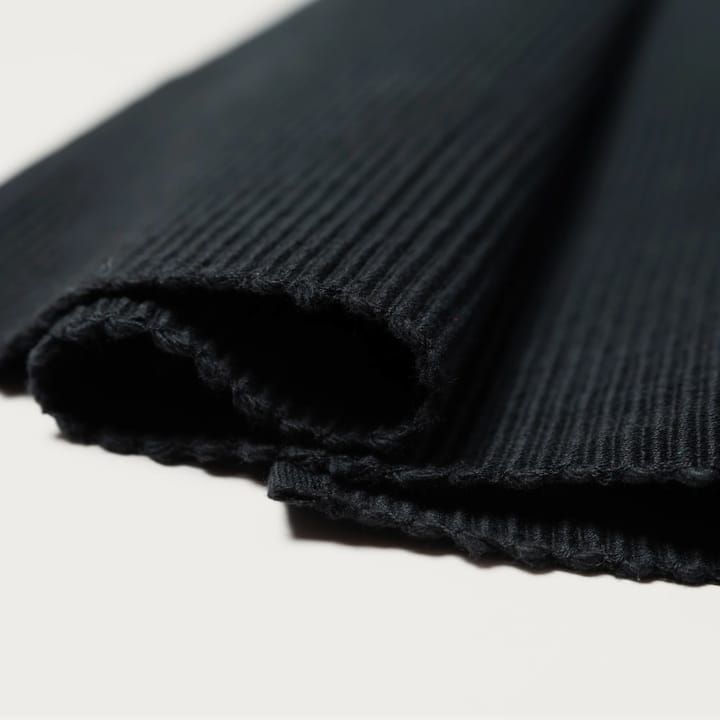 Uni プレースマット 35x46 cm 2パック, Black Linum | リナム