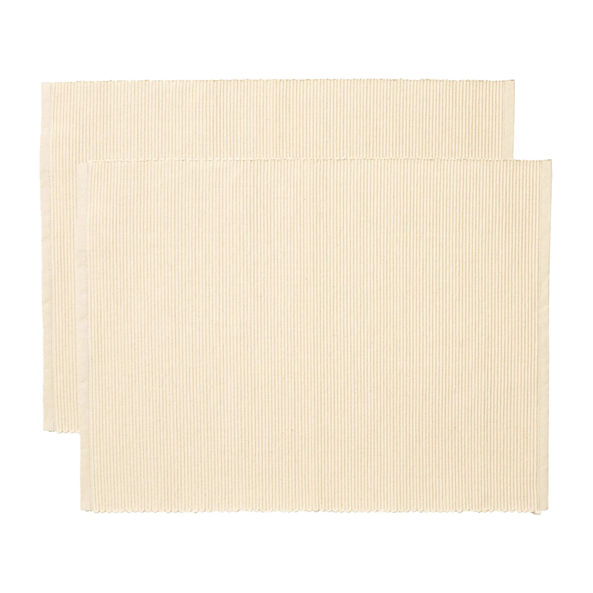 Uni プレースマット 35x46 cm 2パック, Creamy Beige Linum | リナム