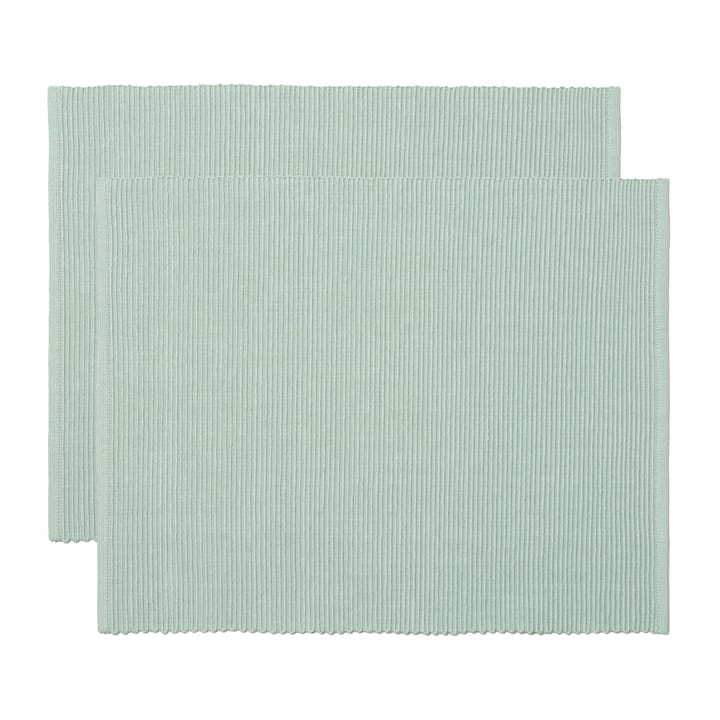 Uni プレースマット 35x46 cm 2パック - Ice green - Linum | リナム