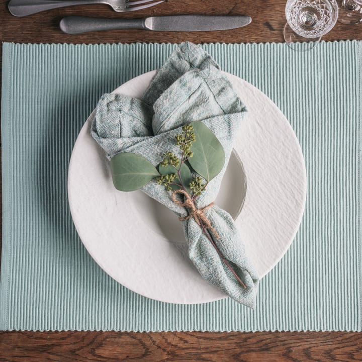Uni プレースマット 35x46 cm 2パック, Ice green Linum | リナム