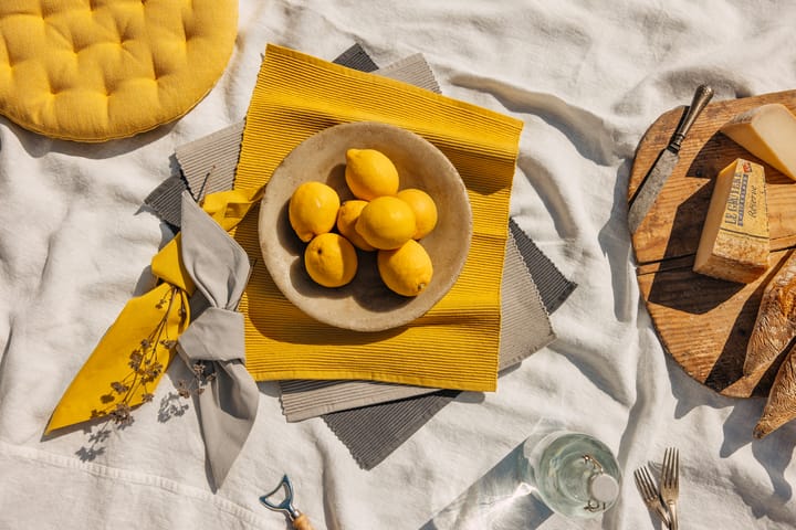 Uni ランチョンマット 35x46 cm 4枚, Mustard yellow Linum | リナム