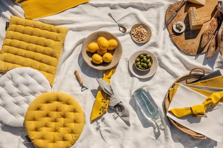 Uni ランチョンマット 35x46 cm 4枚, Mustard yellow Linum | リナム