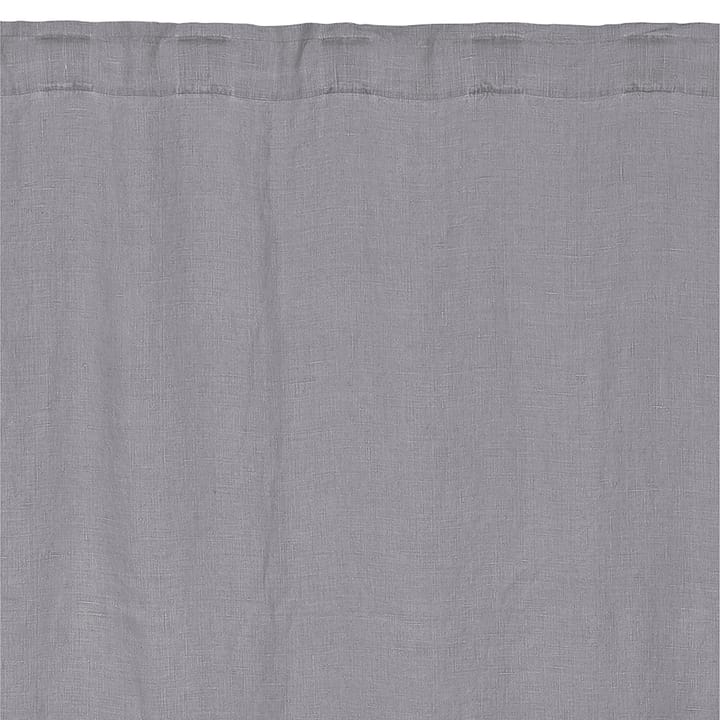 West カーテン リボンストリップ付き - Light stone grey - Linum | リトルファント