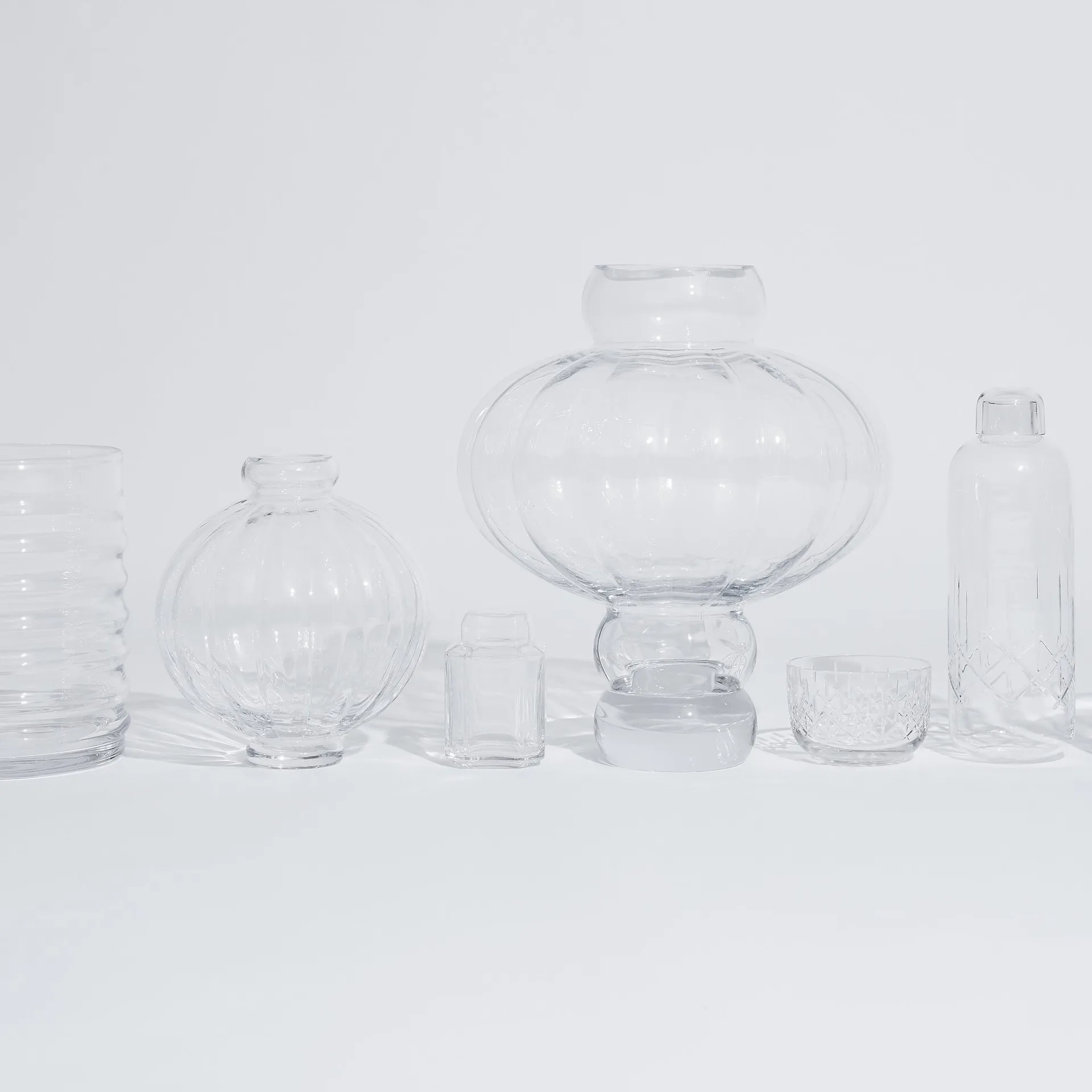 Balloon 花瓶 25 cm, Clear Louise Roe | ルイスローコペンハーゲン