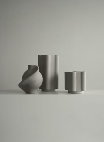 Pirout 花瓶 01 22 cm - Sanded Grey - Louise Roe | ルイスローコペンハーゲン