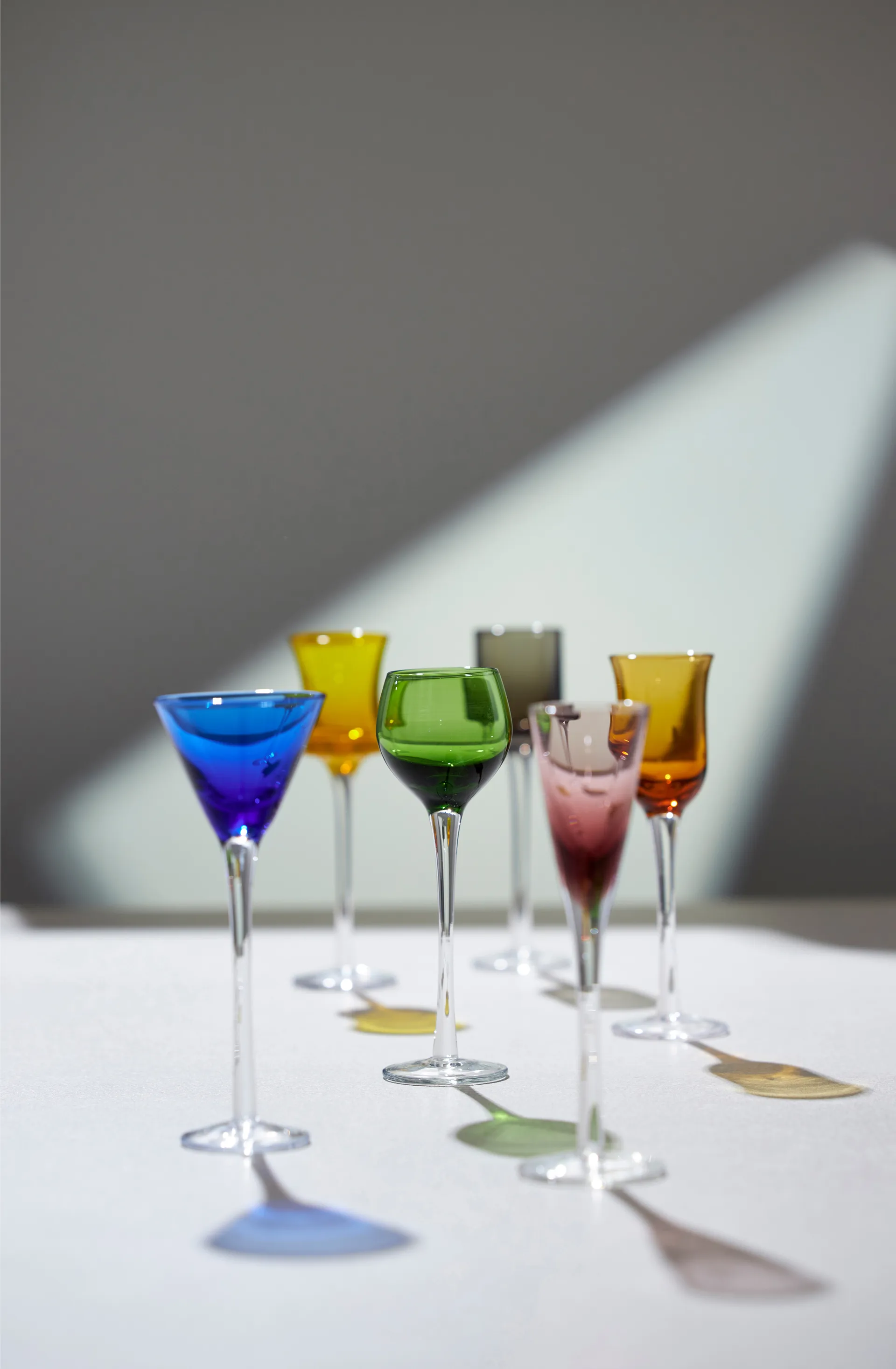 Lyngby Glas スナップグラス 2.5-5 cl 6本セット, Mix Lyngby Glas