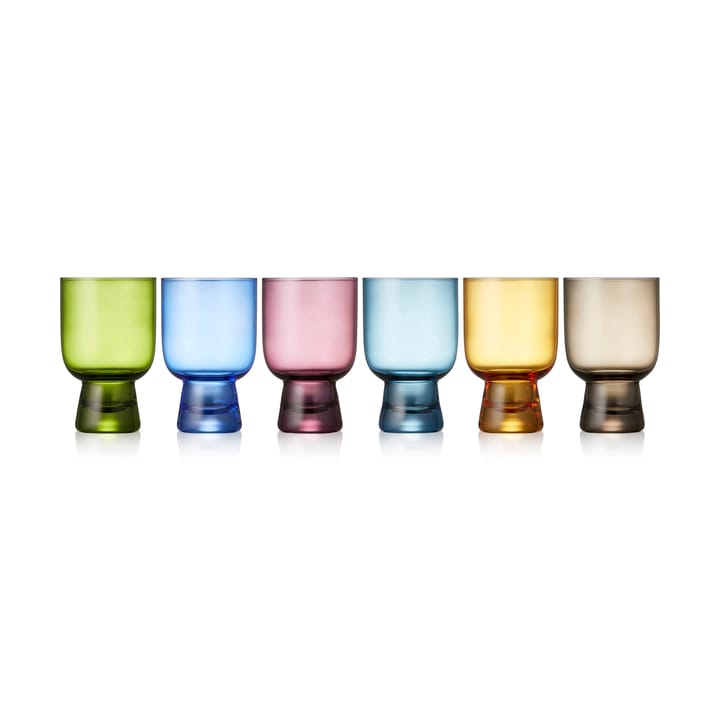 Lyngby Glas タンブラーグラス 30 cl 6本セット, Mix Lyngby Glas