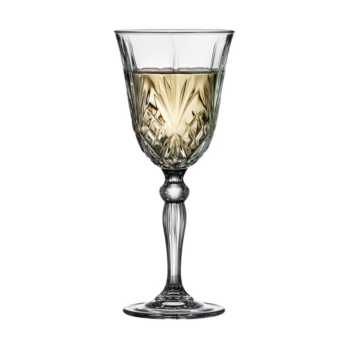 Melodia 白ワイングラス 21 cl 4本セット, Crystal Lyngby Glas